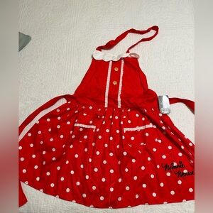 Adult Minnie Mouse Apron. New with tags